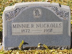 Minnie R. <I>Jones</I> Nuckolls 