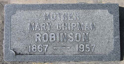 Mary <I>Chipman</I> Robinson 