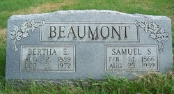 Bertha E <I>Ray</I> Beaumont 