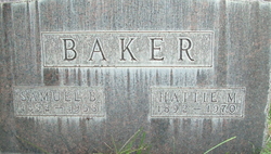Hattie May <I>Yonker</I> Baker 