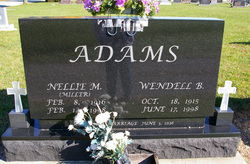 Nellie M <I>Miller</I> Adams 
