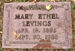 Mary Ethel <I>Freeman</I> Levings 