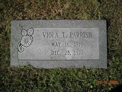 Viola Elizabeth <I>Fischer</I> Parrish 