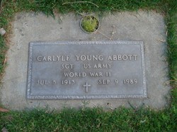SGT Carlyle Young Abbott 
