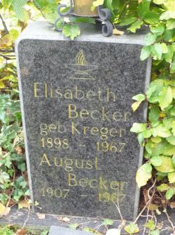 Elisabeth <I>Kreger</I> Becker 