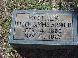 Ellen Arthur <I>Simms</I> Arnold 