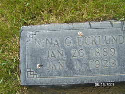 Nina Grace <I>Parker</I> Ecklund 