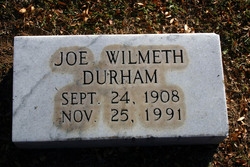 Joseph Wilmeth “Joe” Durham 