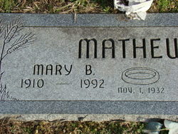 Mary Bassima <I>Hays</I> Mathews 