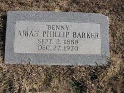 Abiah Phillip “Benny” Barker 