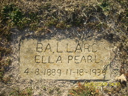 Ella Pearl <I>Joplin</I> Ballard 