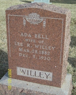 Ada Bell <I>Bish</I> Willey 