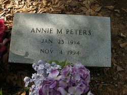 Annie Myra <I>Smith</I> Peters 