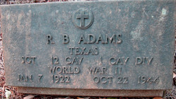 SGT R. B. Adams 