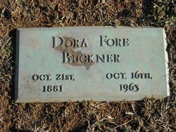 Dora Ann <I>Fore</I> Buckner 