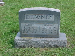 Annie Mary <I>Updike</I> Downey 