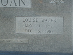 Louise <I>Wages</I> Sloan 