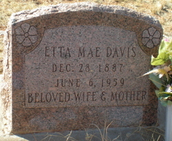 Etta Mae <I>Cosper</I> Davis 