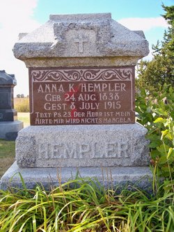 Anna Katherine <I>Hess</I> Hempler 
