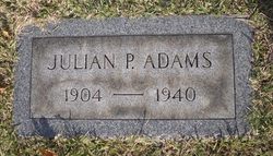 Julian Parker <I>Adams</I> Adams 