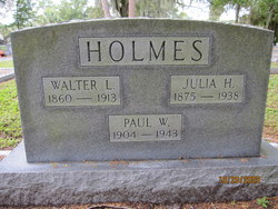 Walter L Holmes 