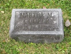 Martha M Cooper 