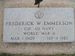 Frederick W Emmerson 