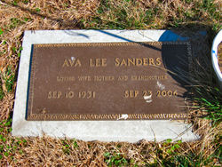 Ava Lee <I>Snow</I> Sanders 