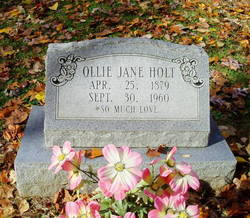 Ollie Jane <I>Abney</I> Holt 