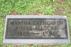 Margaret <I>Cathcarth</I> Potts Allsurf 