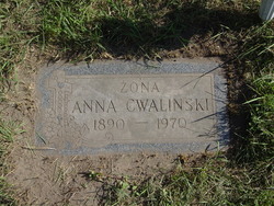Anna Galicka <I>Kaminska</I> Cwalinski 