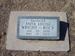 Anita Louise Wright <I>Burditt</I> Rock 
