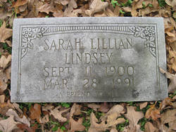 Sarah Lillian Lindsey 
