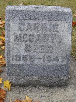Carrie M. <I>McCarty</I> Baer 