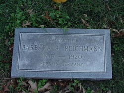 Mary Barbara <I>Reinbold</I> Reichmann 