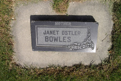 Janet <I>Ostler</I> Bowles 