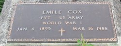 Pvt Emile Cox 