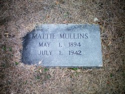 Mattie <I>Brinlee</I> Mullins 