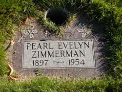 Pearl Evelyn <I>Gibbs</I> Zimmerman 
