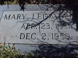 Mary Leda <I>Collier</I> Peden 