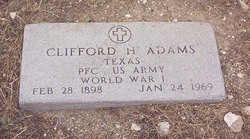PFC Clifford H “Pete” Adams 
