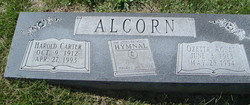 Ozetta Agnes <I>Brockman</I> Alcorn 