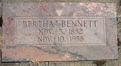 Bertha <I>Oleson</I> Bennett 