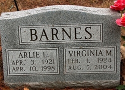 Virginia Mae <I>Hess</I> Barnes 