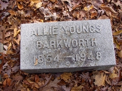 Allfaretta “Allie” <I>Youngs</I> Barkworth 