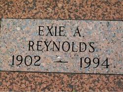 Exie A <I>Anderson</I> Reynolds 