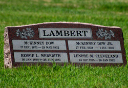 Bessie L. <I>Meredith</I> Lambert-Swain 