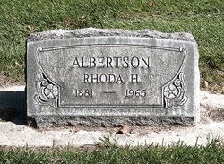 Rhoda <I>Harvey</I> Albertson 