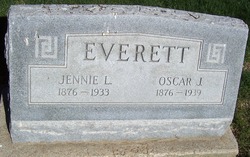 Geneva Laura “Jennie” <I>Overturf</I> Everett 