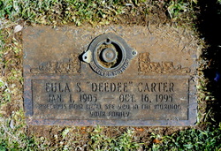Eula “Dee Dee” <I>Sanders</I> Carter 